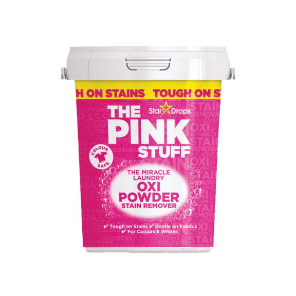 The Pink Stuff The Miracle Laundry Oxi Powder Stain Remover for Colors, 1kg