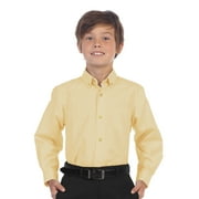Gioberti Boy's Oxford Long Sleeve Dress Shirt