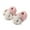 Pink, variant on Cozy Lined Slippers For Girls Warm Winter Indoor Footwear With Cute Cartoon Character Designs For Toddler Kids,Plush Lined Slippers Sizes 6 Toddler(12-18 Months)
