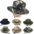 thumbnail image 2 of Proveedor de gorra de camuflaje para acampar al aire libre, gorra de pesca, gorra de pescador de viaje, sombrero Bonny, sombrero protector solar para hombres y mujeres, 2 of 5