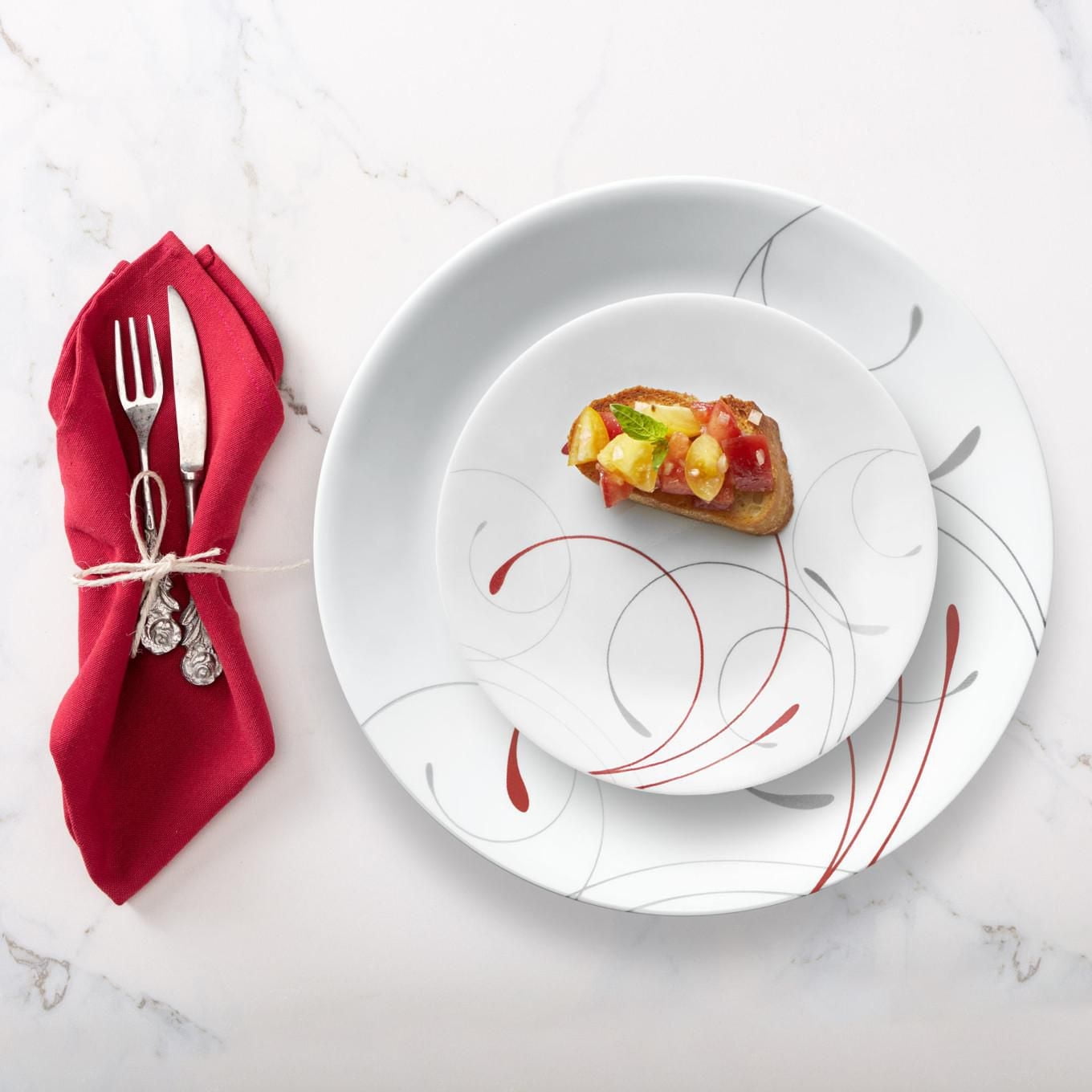 CORELLE SPLENDOR ROUND 12PC ENSEMBLE