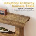thumbnail image 4 of Tarnorci Farmhouse Console Table,3-Tier Rustic Entryway Table with Storage,Rectangular Sofa Table Behind The Couch for Living Room, Hallway, Entrance, 4 of 10