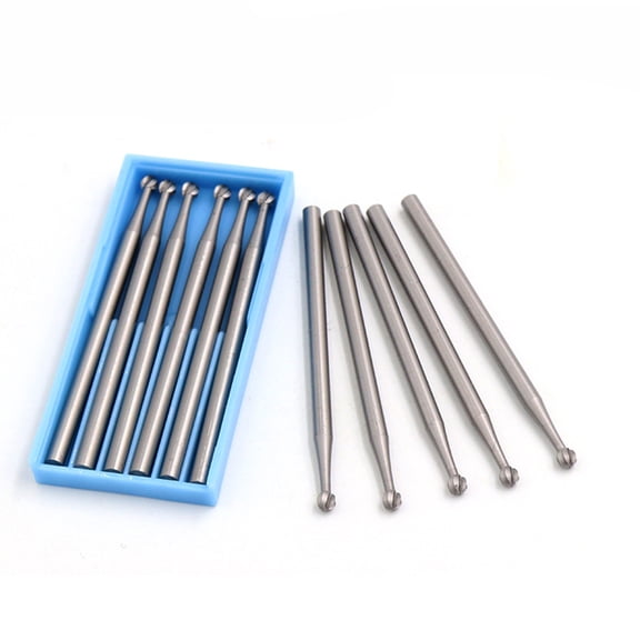 UKCOCO Tungsten Carbide Burr Bits Multi-Color 6Pcs for Engraving and Polishing
