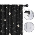 thumbnail image 4 of Blackout Kids Curtains,Black Night Sky Pattern Childrens Insulated Curtains Set Of 2,Bedroom Essentials,Toddler Room Decor 42x84in(106x213cm), 4 of 5