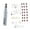 Grey, variant on Handheld Digital Grinder Carving Polishing Tool 43Pieces with Digital Readout for DIYers Enthusiasts Craftsmen Hobbyists