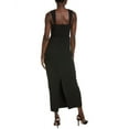 thumbnail image 2 of Taylor womens  Stretch Crepe Maxi Dress, 4, Black, 2 of 3