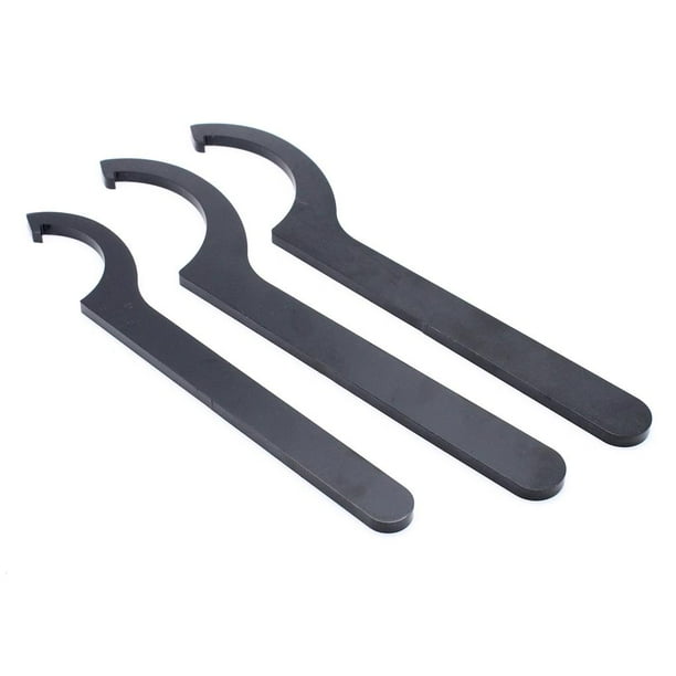 Llave De Resorte De Acero Al Carbono Negro En Forma De C Cubierta De Bobina Universal Herramienta De Reparación De Llave De Choques Para Coche Vehículo 3 Uds Vogacara VI007330-00