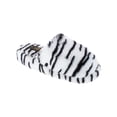 thumbnail image 2 of CTM  Plush Animal Print Slippers (Women), 2 of 5