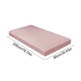 thumbnail image 3 of Fitted Sheet Single Bed Non-Slip Elastic Bottom Soft Knitted Fabric Stretch Mattress Cover Protective Bedding Quick Dry Wrinkle Resistant, Pink, JKODE, 3 of 6