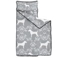 thumbnail image 2 of Terrier Dog Silhouette Dog and Flower Floral Toddler Nap Mats for Kids Preschool,Sleeping Mat Bag or Kids,Toddler Sleeping Bag,Toddler Nap Mat or Daycare, 2 of 6