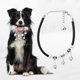 thumbnail image 4 of Collar lindo ajustable para mascotas de calidad con campana para la mayoría de los suministros para perros y gatos, negro XL, 4 of 8