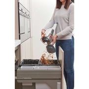 BLACK+DECKER Cordless Handheld Vacuum, AdvancedClean+, with XL Crevice Tool and Dust Bin, White, HHVK320J10