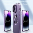 thumbnail image 3 of Double-sided magnetic phone case,360° Anti Peep Adsorption Metal Bumper-Tempered Glass, 3 of 7
