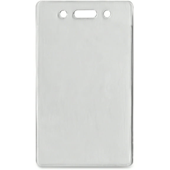 Proximity Id Badge Holder, Vertical, 2.68 X 4.38, Frosted Transparent, 50/pack | Bundle of 5 Packs