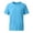Sky Blue, variant on Kids Short Sleeve Swim Shirt,UPF Sun Protection Rash Guard Boys Girls Summer Beach Top,Green