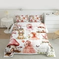 thumbnail image 2 of Manfei Cute Elf Girls Bedding Comforter Set,Magic Mushroom House Twin Comforter Sets,Kawaii Wild Rabbit Bedding Set For Kids,Breathable Home Decor Reversible,2-Piece, 2 of 8