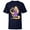 Navy, variant on Disney Princess Rapunzel Heart and Pascal - Short Sleeve T-Shirt for Kids - Customized-White