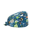 thumbnail image 1 of Sonducket 8 Uds. De gorros de calabaza para enfermera, servicio prolongado, Color puro, pulido opaco, estampado profesional, colores surtidos, uniformes de Sombreros L12 Sonducket AP008631-12, 1 of 6