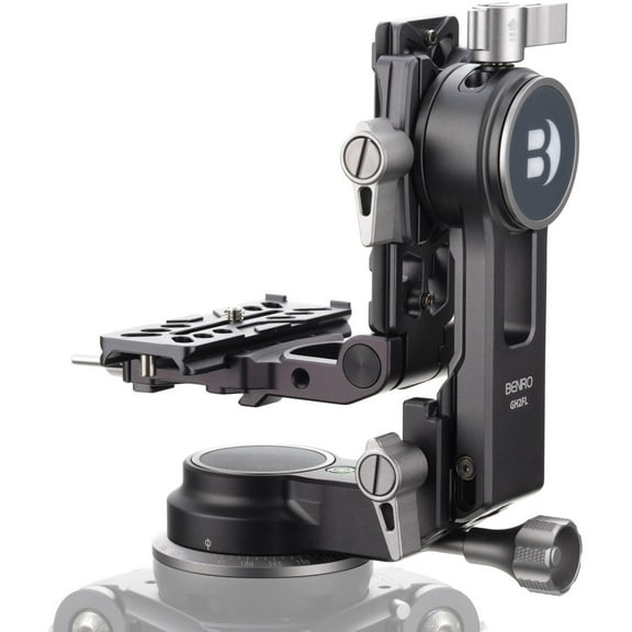 Benro GH2FL Aluminum Foldable Gimbal Head with Quick Release Plate, 22 lbs Capacity