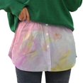 thumbnail image 1 of Gibobby mini faldas de mujer sexy falda inferior, falda de extensión de camisa de barrido con botones, extensión de camisa, parte superior inferior(Rosa, XXXL), 1 of 4
