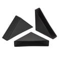 thumbnail image 1 of Uxcell 20Pack Corner Protectors 12x66mm Plastic Triangle Corner Guards Cushion, Black, 1 of 6