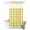 PaleGoldenRod, variant on No Hook Shower Curtain, Green Farmhouse Shower Curtains for Bathroom with See Through Top Window, Buffalo Plaid Check Lattice White Grid Waterproof & Washable Bath Curtain Extra Long 72"x84"