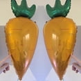 thumbnail image 3 of Easter Carrot Balloon Set Foil Carrot Decorations for Party Celebration Egg Hunt Home Decor and Photo Backdrops, 3 of 4