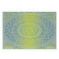 thumbnail image 3 of Grey and Yellow Cutting Board, Mandala Ombre Old Boho Pattern with Spiral Round Floral Print, Decorative Tempered Glass Cutting and Serving Board, Small Size, Yellow Grey, by Ambesonne, 3 of 5