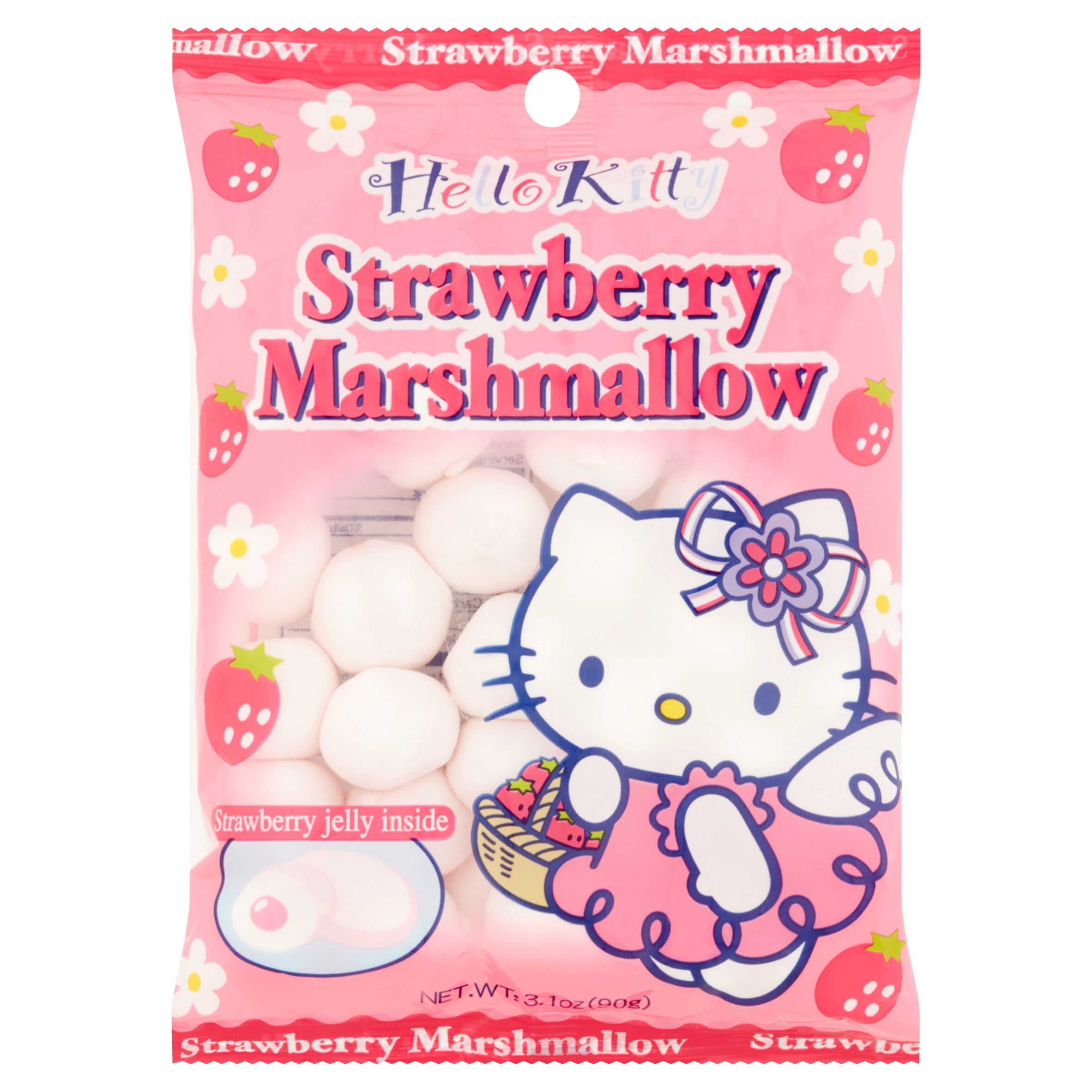 Hello Kitty Marshmallow Strawberry Strawberry Jelly inside 90 g