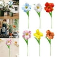 thumbnail image 5 of 6PCS Mother's Day PU Flower Bouquet - 15.74" Fully Bloomed Artificial Tulips for Wedding & Home Decor - Realistic Silk Flowers for Spring/Summer Centerpieces, 5 of 5