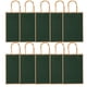 thumbnail image 1 of 10 bolsas de papel Kraft para dulces, aperitivos, compras, regalos, bolsas de regalo con asas para bodas, 15 x 8 x 21 cm, color verde, 1 of 5