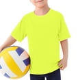 thumbnail image 6 of Tiijoy Boys Short Sleeve Rash Guard Summer Beach UPF50+ Solid Swim Shirt Top, Sizes 3-14, 6 of 8