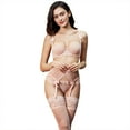 thumbnail image 1 of Varsbaby Ensemble de Lingerie Soutien-Gorge Balconnet Demi-Bonnet Non Doublé 4 Pcs, 1 of 5
