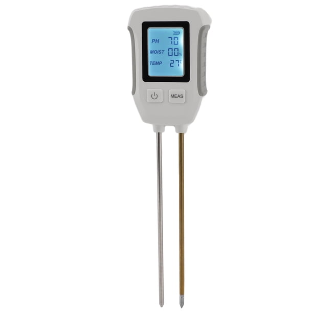 Medidor De PH Del Suelo, Probador De Humedad Del Suelo Con Pantalla Digital Para Huertos