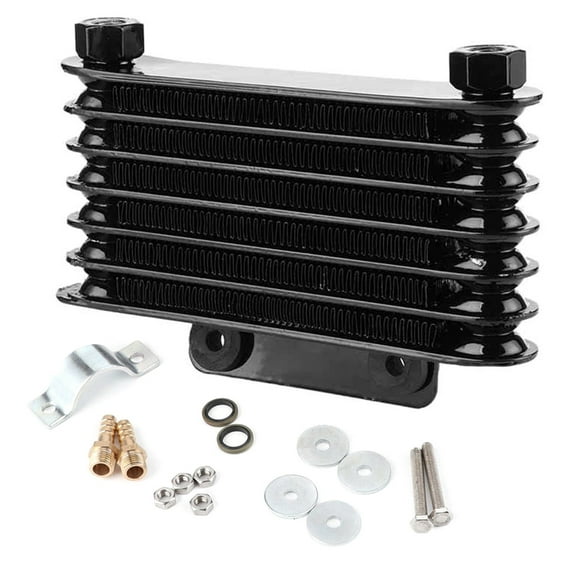 High Efficiency Metal Oil Coolers Easy Installation Efficient Oil Cooling Radiator Quick Fixing for 125CC to 250CC Bikes