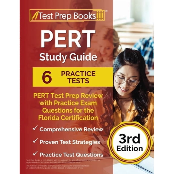 PERT Study Guide: PERT Test Prep Review with 6 Practice Exams for the Florida Certification [3rd Edition], (Paperback)