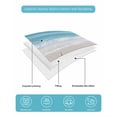 thumbnail image 5 of Quilts Twin XL Size, Beach Coastal Soft Comforter Bedding Set for Bed, Summer Nautical Seaside Starfish Shell Lightweight Quilted Bedspread with Pillow Cover(2 Pieces) for All Season, 68x98 Inch, 5 of 6