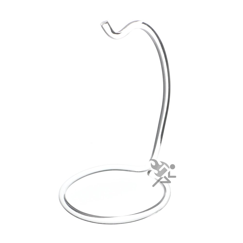 5.5" Clear Acrylic Ornament Display Stand Decor Holder Hanger, 2 Pack