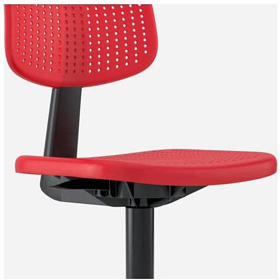 IKEA ALRIK Swivel chair and adjustable, RED