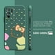 thumbnail image 3 of Funda para OPPO A52 A54 A55 A57 A59 A93 A83 A92S A93S 4G 5G A16 Color Simple funda de silicona líquida arte lineal Hello k-kitty Cat, 3 of 5