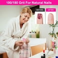 thumbnail image 5 of Dinheiro Mini bloque de limas de uñas, pulidores de uñas para uñas, mini bloque de pulido de doble cara para herramientas de manicura 100 piezas, 5 of 5