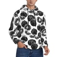 thumbnail image 2 of Salouo Hand Drawn Tomatoes Pattern Men's Fall Hoodie Sweatshirt,Sport Hoodie with Pockets for Men Pullover Casual Hooded Sweatshirt-X-Large, 2 of 7