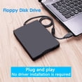 thumbnail image 3 of Unidad de disquete USB portátil de 3,5 pulgadas Disquete externo FDD de 1,44 MB para computadora portátil Hugtrwg Para estrenar, 3 of 5