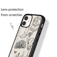 thumbnail image 4 of Compatible with iPhone 11 Pro case cute handsome denim pattern mobile phone case soft TPU fashion design, 4 of 4