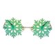 thumbnail image 3 of Gafas de terre divertidas, gafas de terre de novedosas, gafas de Snowfake para disfraces, suministros para s, accesorios para fotografía Verde Salvador gafas de sol con forma de copo de nieve, 3 of 6