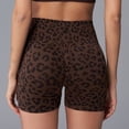thumbnail image 6 of felwors Women's Invisible Butt Scrunch Shorts High Waisted Biker Shorts Gym Workout Yoga Running Shorts with Tummy Control Coffee for Size XS, 6 of 7