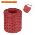 thumbnail image 2 of Uxcell Raffia Paper Craft Rope Ribbon 219 Yards Red for Decoration, 2 of 7