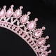 thumbnail image 3 of Zhuge Tiara de boda para novia, diadema de princesa, corona nupcial, joyería para el cabello con diamantes de imitación de cristal, decoración para novia, cumpleaños, graduación, boda (E), 3 of 4