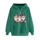 thumbnail image 1 of WILLBEST Sudadera de Mujer con Capucha Estampada Navideña para Otoño/Invierno, Talla Grande, Gruesa, Informal y Holgada X-Grande, 1 of 3