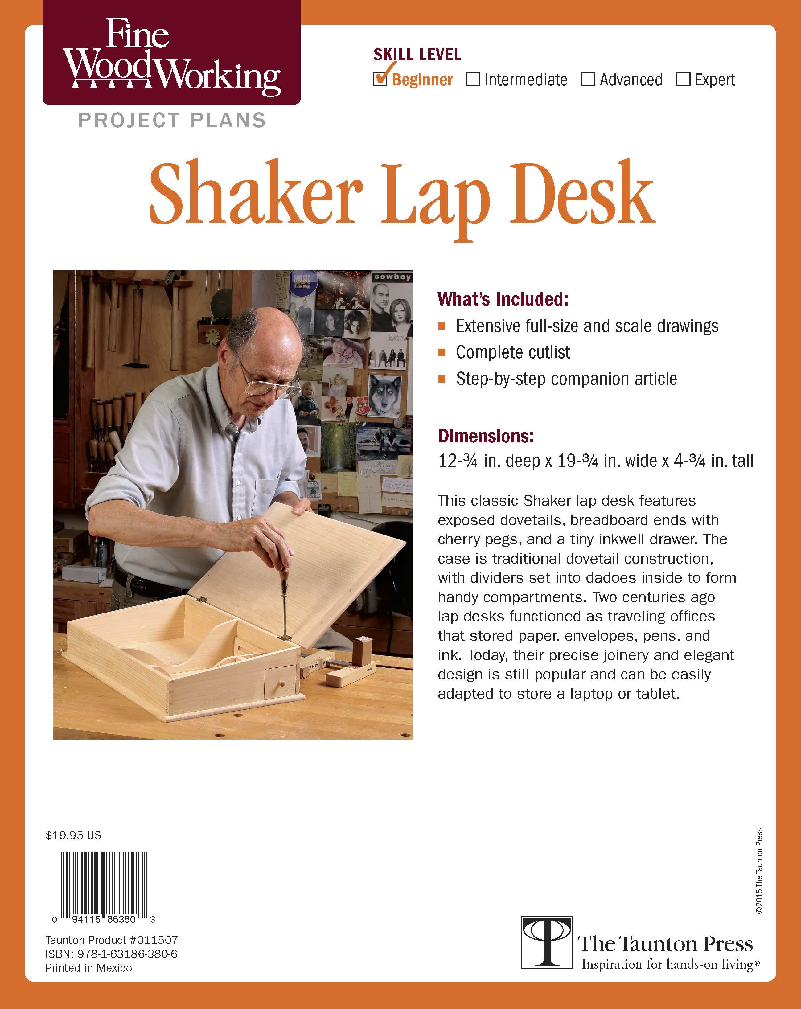 Fine Woodworking's Shaker Lap Desk Plan (Other)